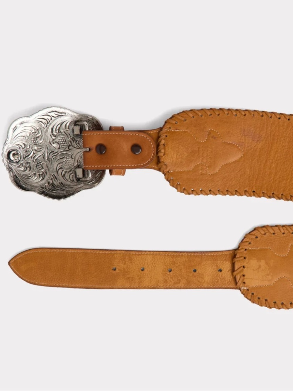 Lucchese TROPHY BUCKLE BELT - NWT - L - Picture 3 of 16